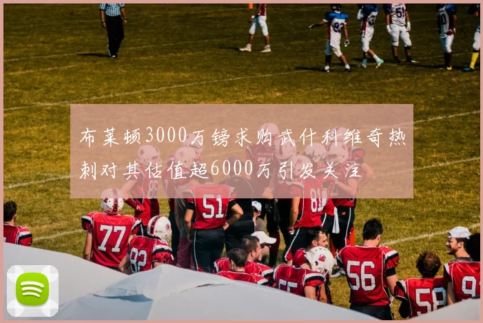 布莱顿3000万镑求购武什科维奇热刺对其估值超6000万引发关注